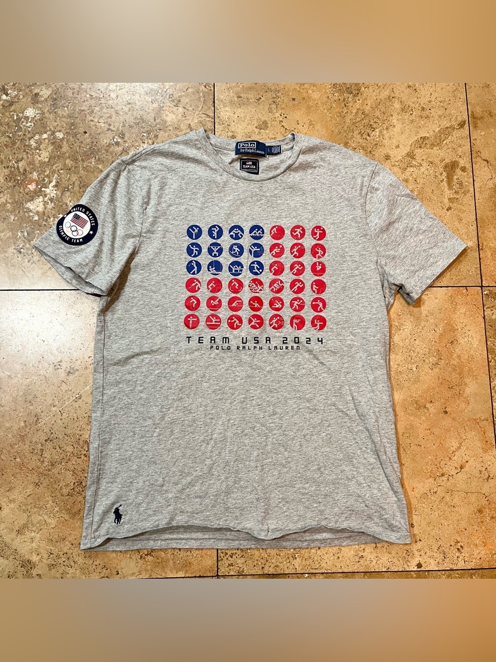 Polo Ralph Lauren Men’s Olympics Team USA 2024 Games T Shirt Large